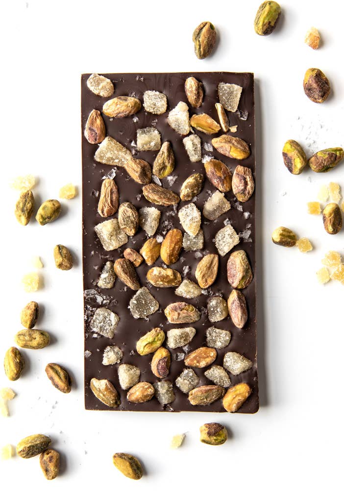 Wildwood Chocolate - Wholesale Chocolate Bar - Ginger Pistachio2
