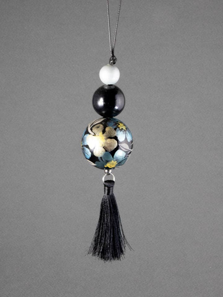 Midnight Garden Beaded Pendant for wholesale by Gannwood