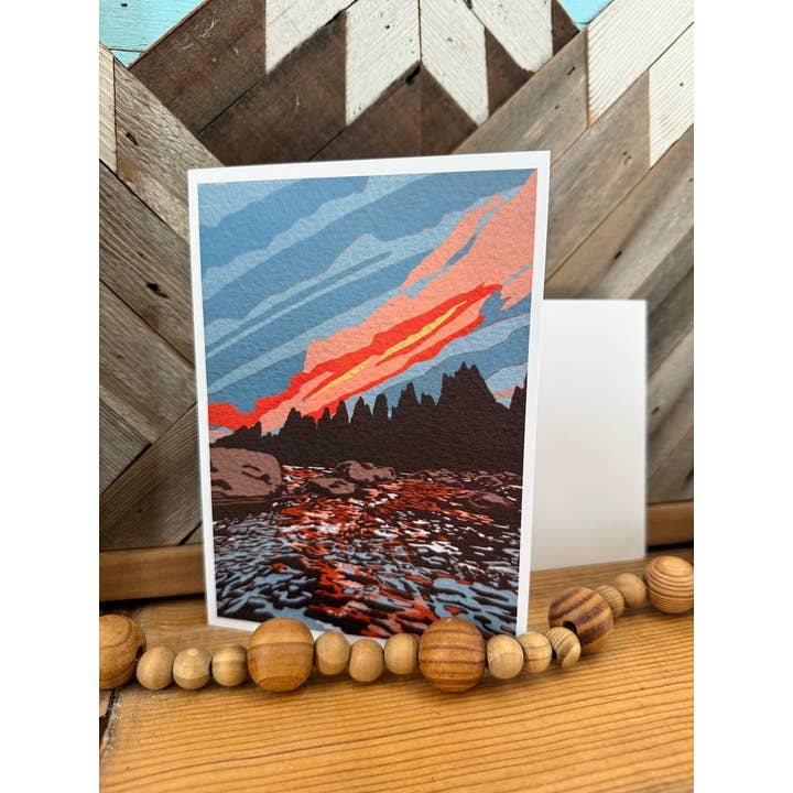 PrintsOnTheTrail - Wholesale Everyday Greeting Card - Sunset on the Deschutes Cards1