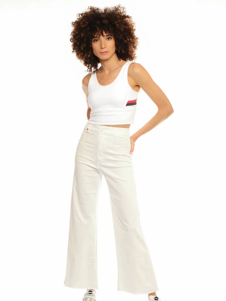 Vaqueros acampanados de talle alto FAUVE para venta al por mayor de F.a.m.