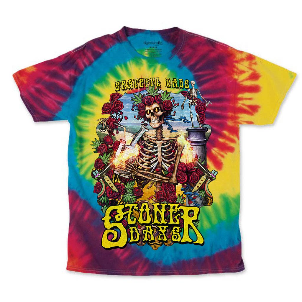 StonerDays Apparel - Wholesale T-Shirt (Graphic) - Unisex - Grateful Dabs OG Tie dye1