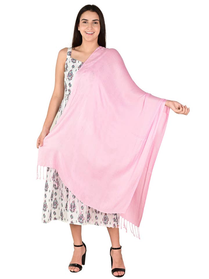 Schals in Rosa für den Großhandel von Ecogram