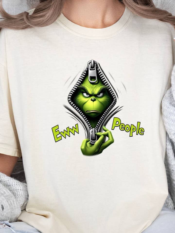Eww People Funny Christmas Tshirt - Comfort Colors for wholesale by Midday USA