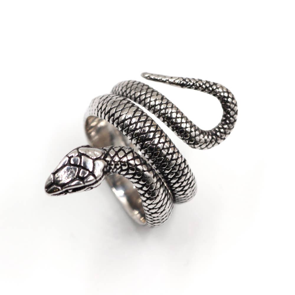 Awaken - Wholesale Cocktail/Statement Ring - Vintage Snake Ring-A-4563