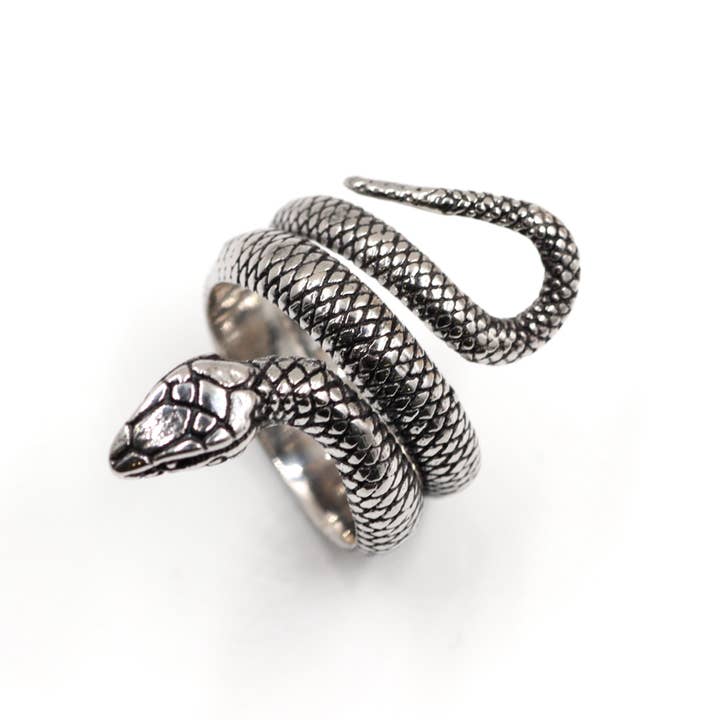 Awaken - Wholesale Cocktail/Statement Ring - Vintage Snake Ring-A-4563