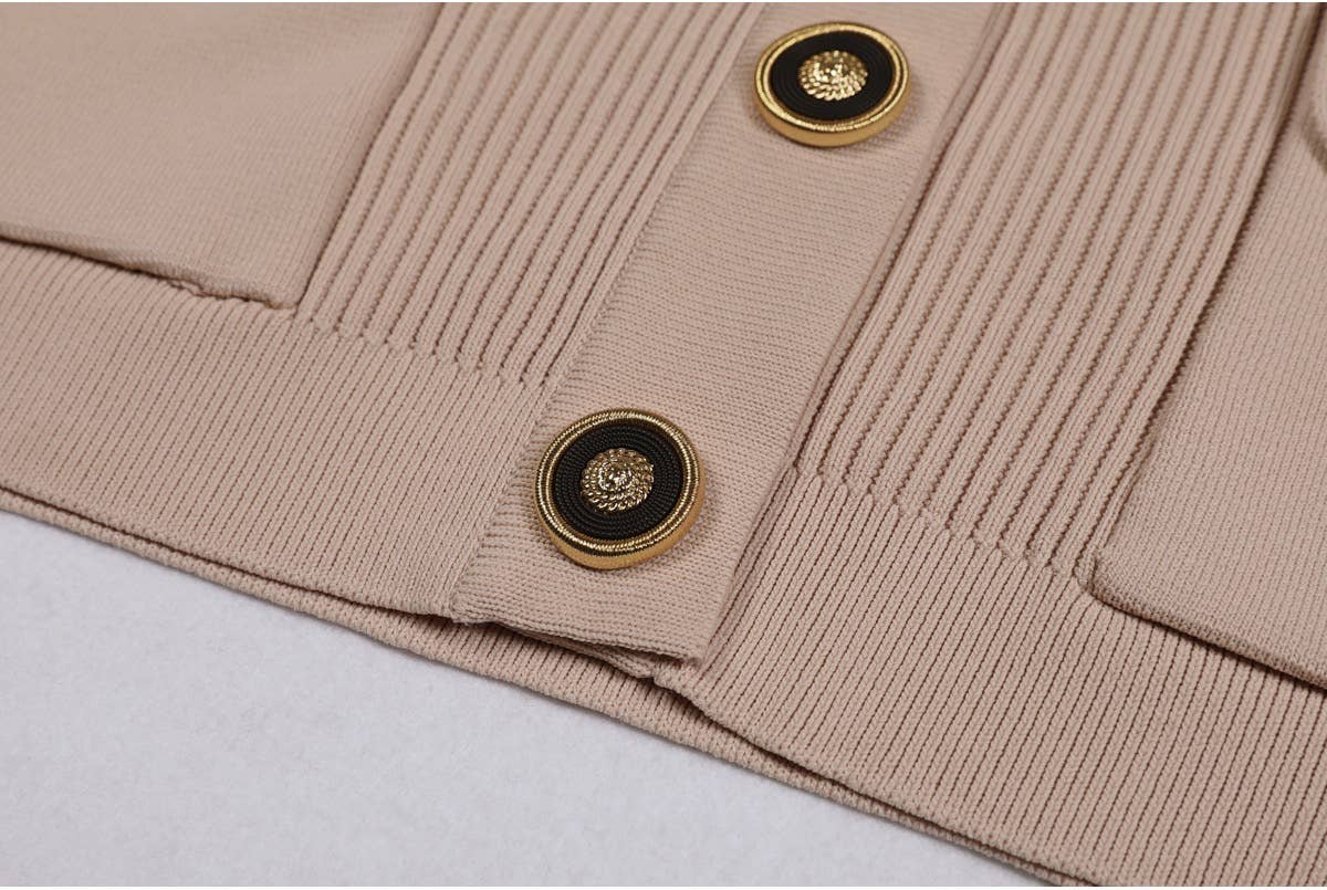 Productseeker - Wholesale Top & Skirt Set - Women's - SET218Y Spring Autumn Knit Cardigan Sweater with Skirt Set6