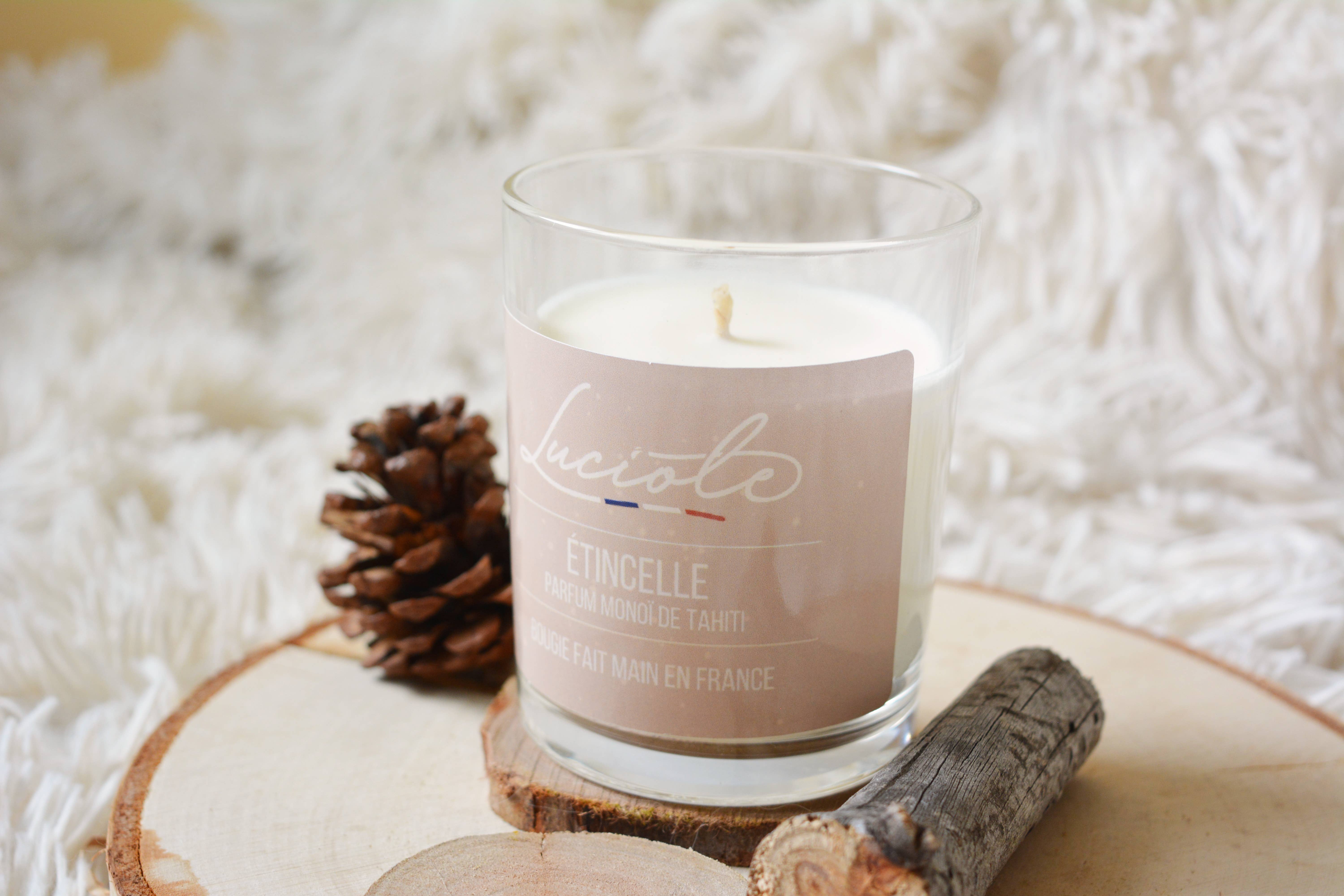 Luciole Bougie - Wholesale Jar/Filled Candle - SCENTED CANDLE SPARKLE TAHITI MONOÏ FRAGRANCE3