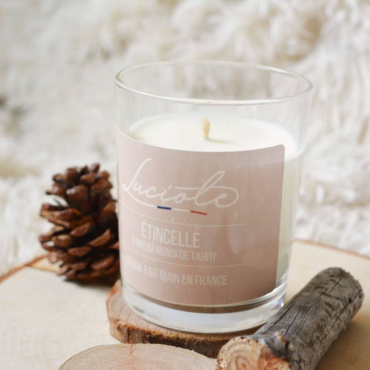 Luciole Bougie – Engroshandel Glaslys – DUFTLYS GLIMT DUFT MONOÏ FRA TAHITI3