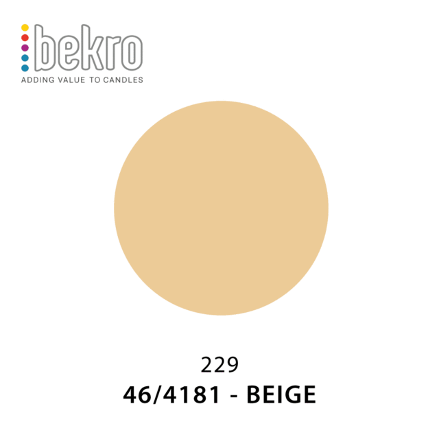 Bekro Dye - 46/4181 - Colorante per candele beige all'ingrosso per il tuo  negozio - Faire Italia