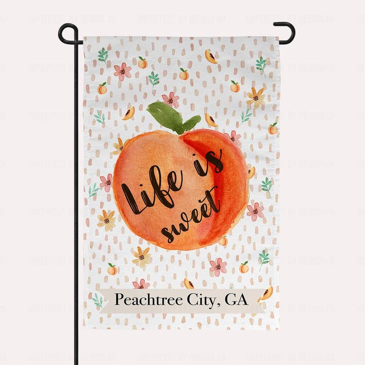 Garden Flag - Life is Sweet for wholesale by imperfect by design co