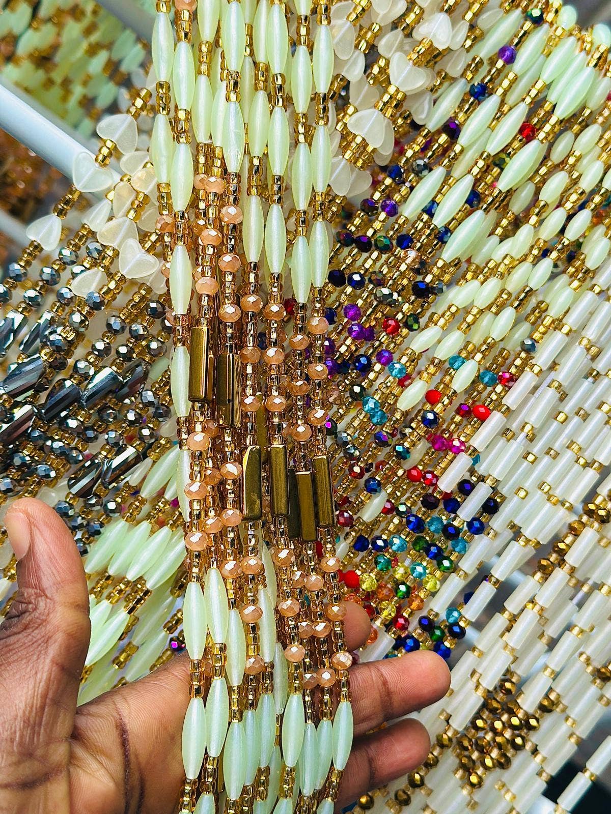 Beadbutik - Wholesale Beads - Glow-in-the-dark Waistbeads,1-2days Free Expedite Shipping8