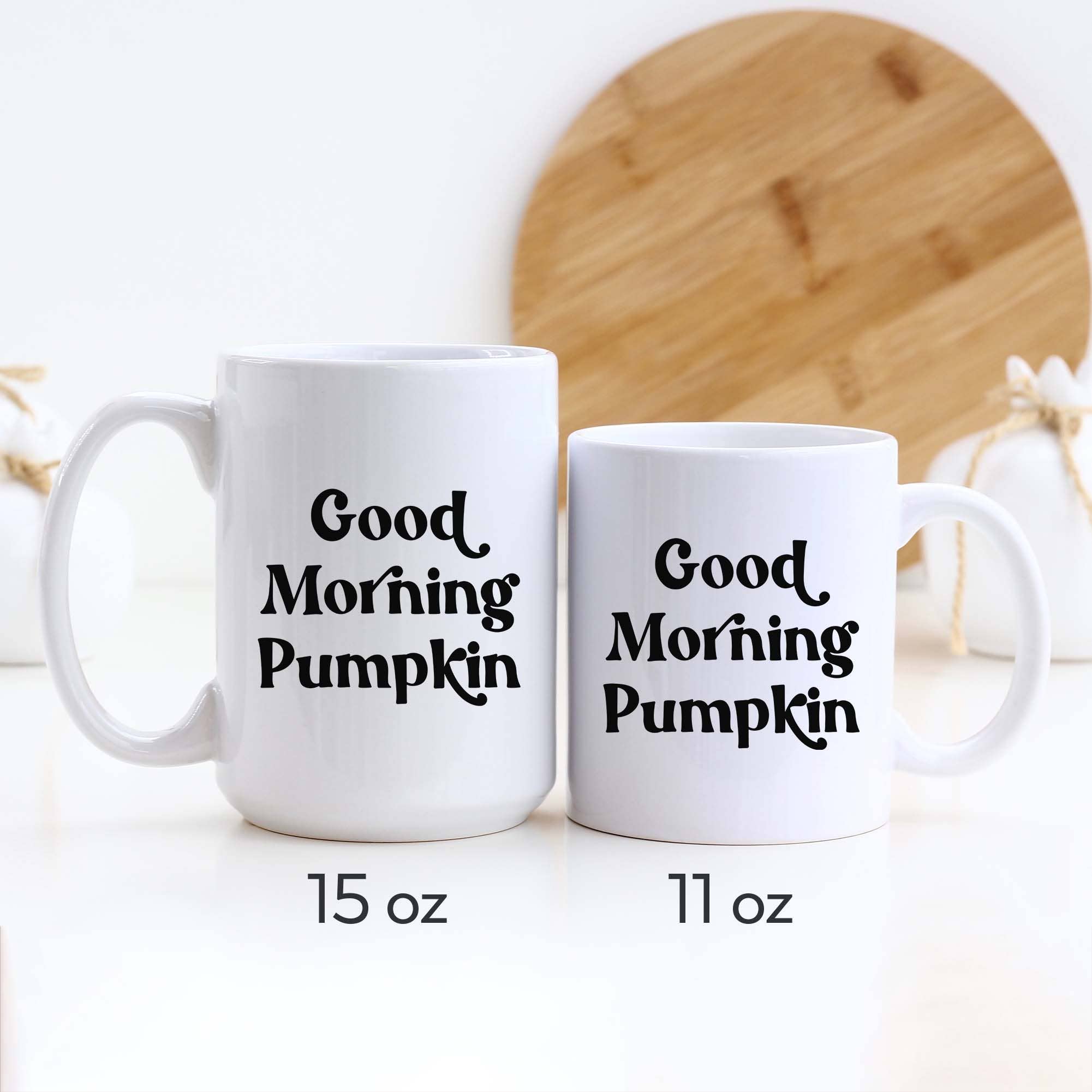 Heart & Willow Prints - Wholesale Coffee Mug - Good Morning Pumpkin Mug, Fall Mug, Fall Drinkware Gifts1