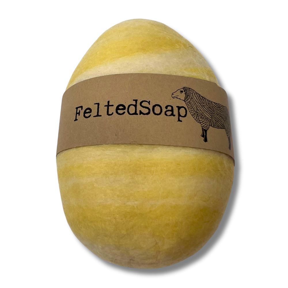 Twisted Purl LLC - Wholesale Bar Soap - Felted Soap PASTEL & WHITE in light rainbows SPRING colors4