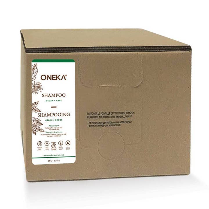 Oneka Canada - Wholesale Hair shampoo - 2.5 Gal Oneka Cedar and Sage Shampoo0