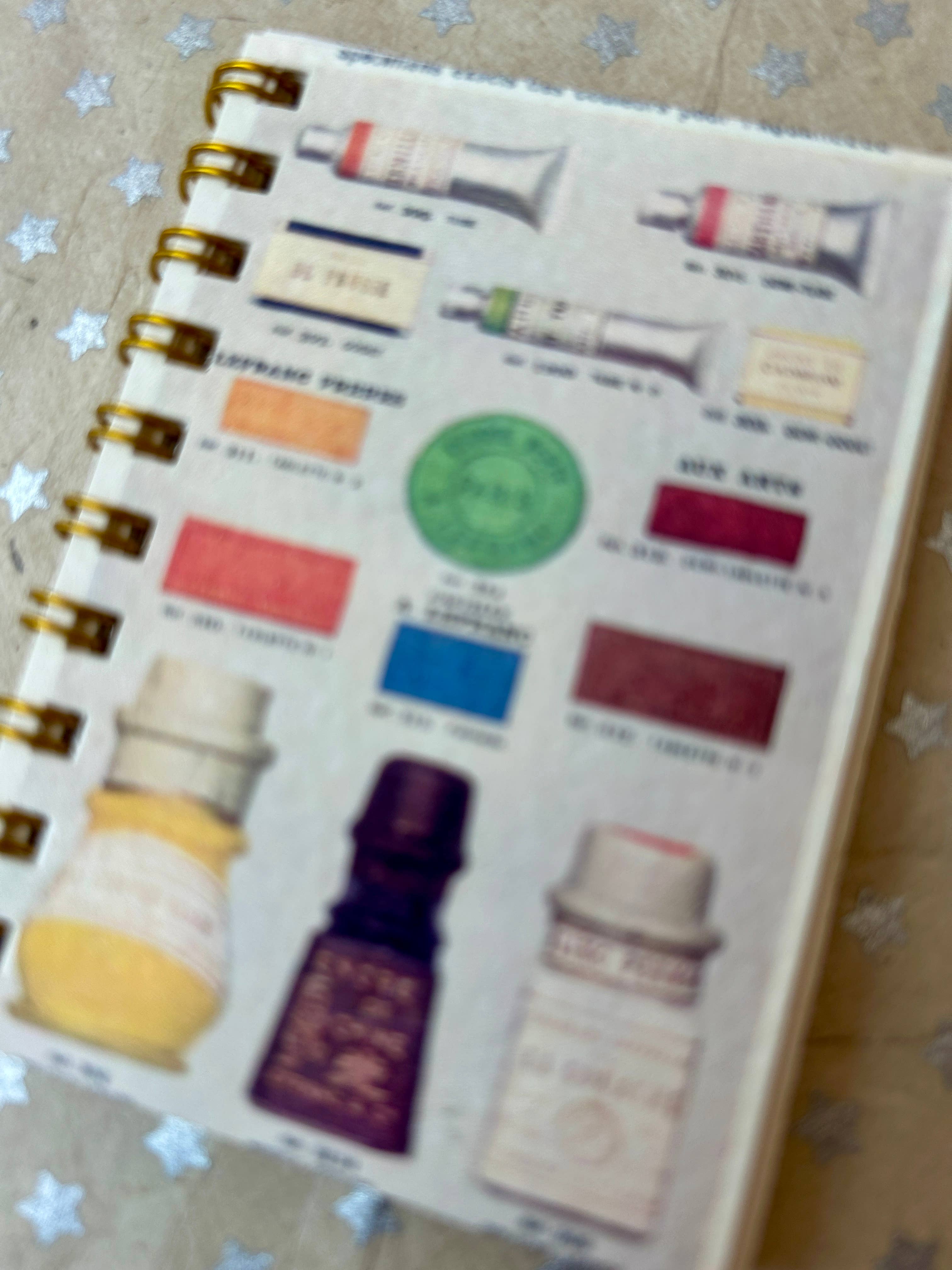 Parcel - Wholesale Notebook - Paint Bottles Itty Bitty Notebook1