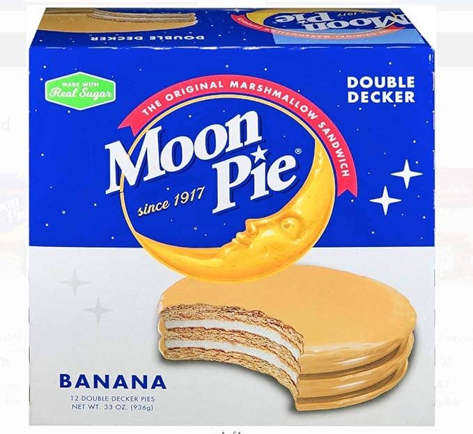 I Got Your Candy - Wholesale Cookie - Double Decker Banana Moon Pie 2.75oz