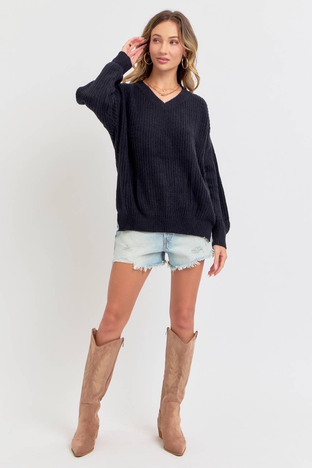 Sweet Lovely by Jen - Wholesale Knit Sweater - Women's -  EVERYDAY CASUAL  SWEATER41