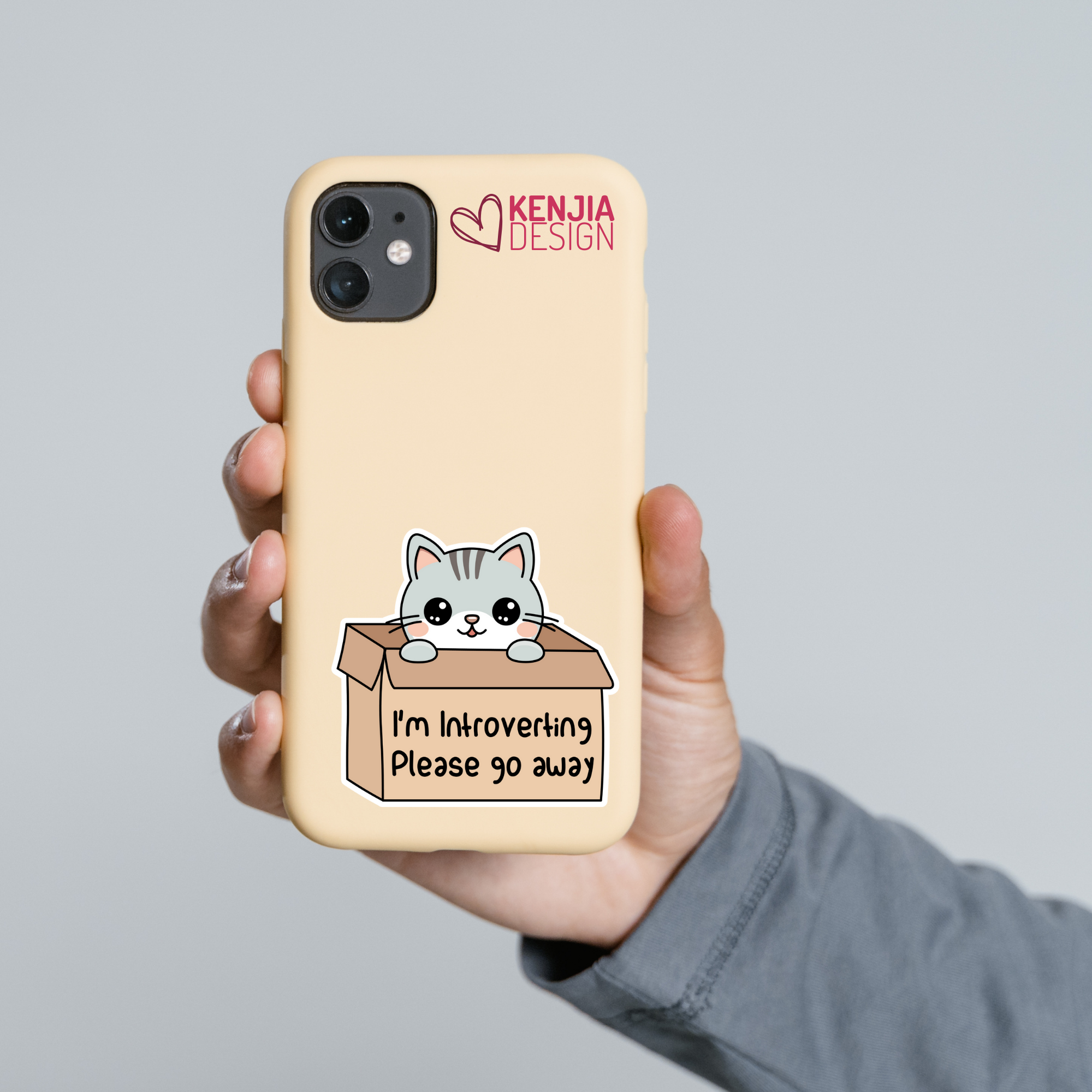 Kenjia Design - Wholesale Sticker - I'm Introverting, Please Go Away Stickers and Fridge Magnets4