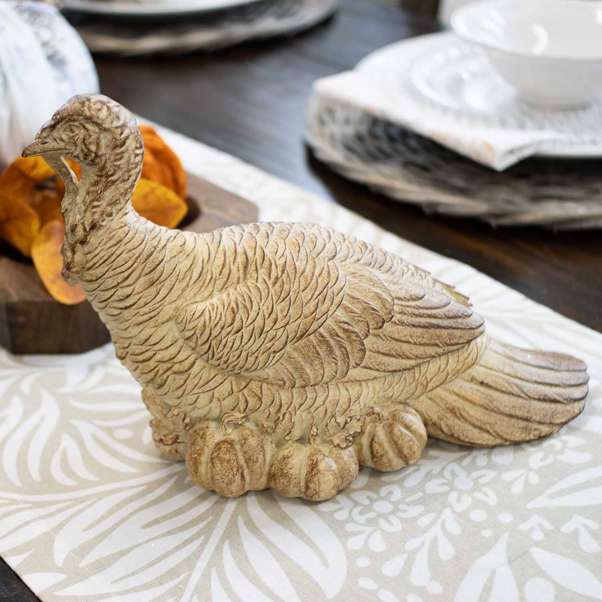 The Royal Standard - Vente Décorations de table - Harvest Gobbler Amande 10.5x7x51
