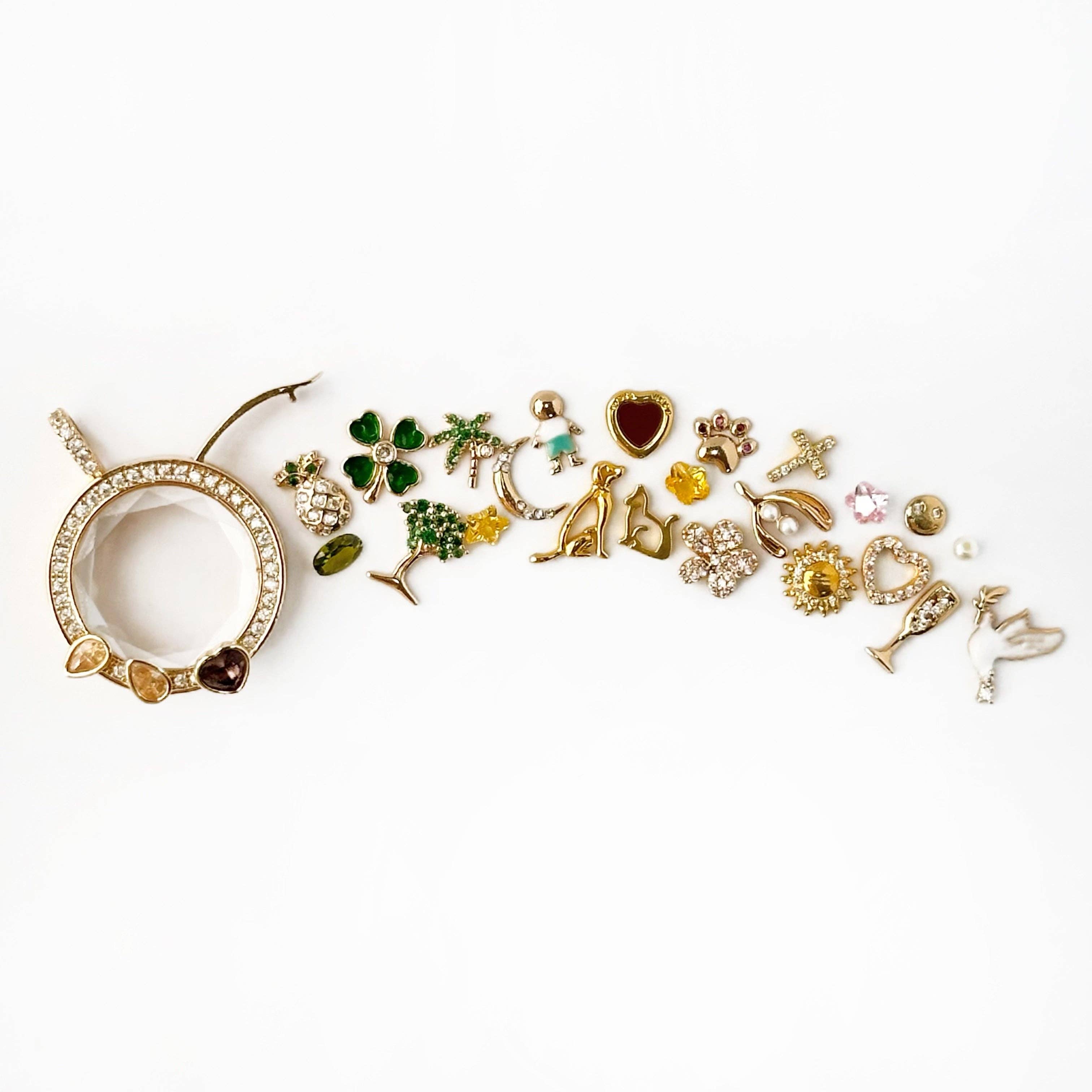 Verdivine - Wholesale Pendant/Charm Necklace - Personalized Heartstone Charm Box Necklace2