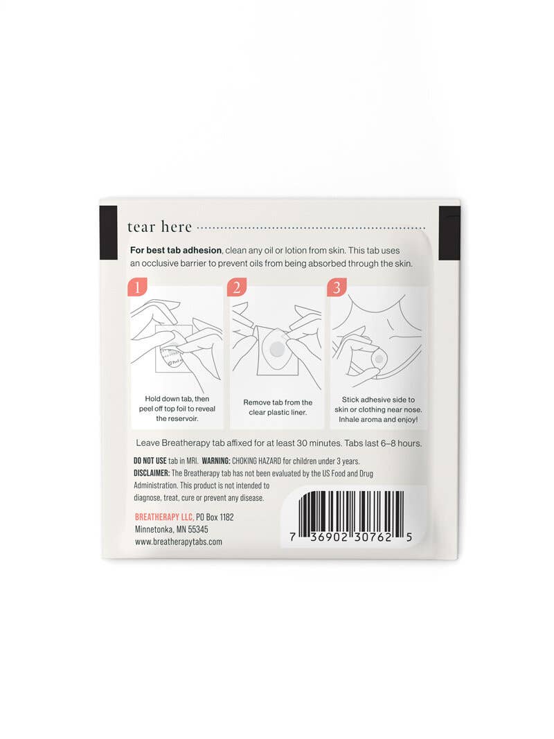 Breatherapy - Wholesale Aromatherapy Inhaler - FOCUS Aroma Patches Concentration + Mental Clarity (8-ct.)4