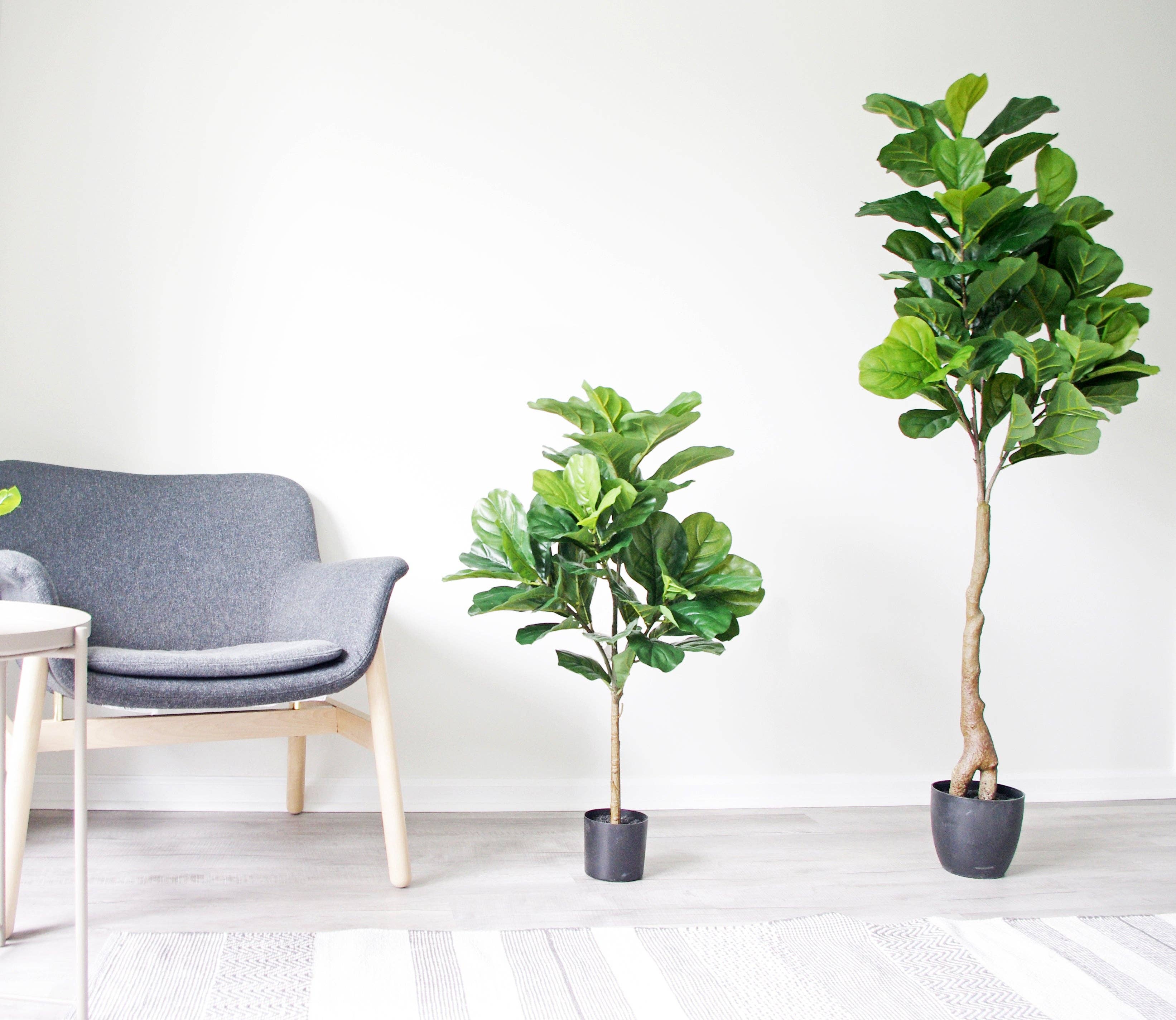 ES Essentials - Wholesale Artificial Plant - Artificial Fiddle Leaf Fig Real Touch Tree 38" Tall Green3