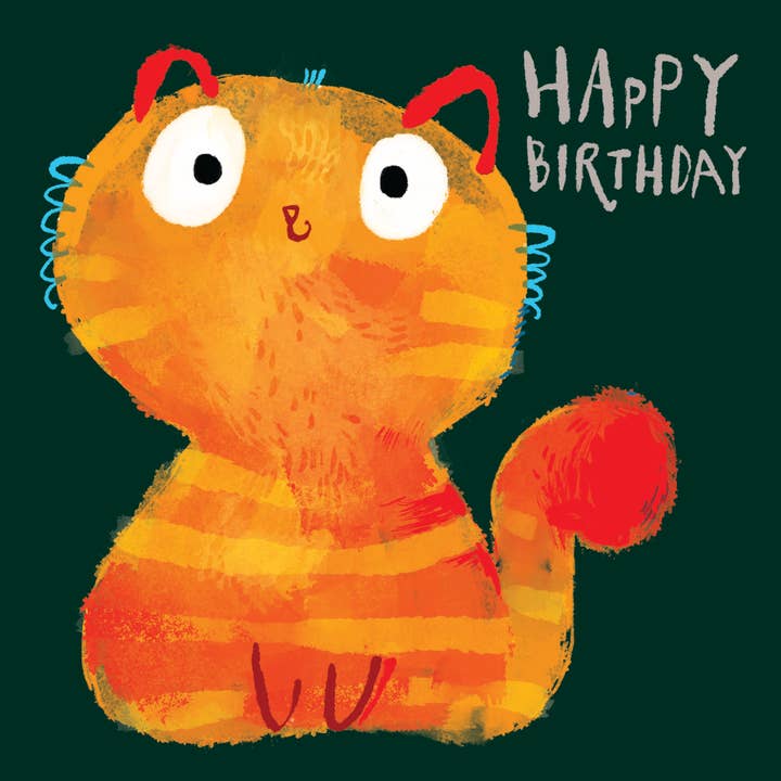 Cute Orange Kitty for wholesale by Sarah Horne Studio