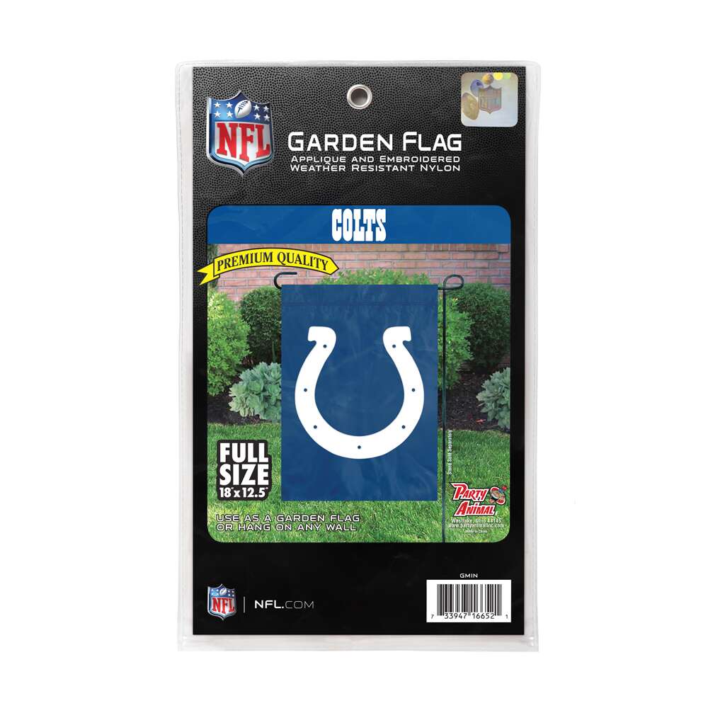 Party Animal, Inc. - Wholesale Flag - Indianapolis Colts Premium Garden Flag2