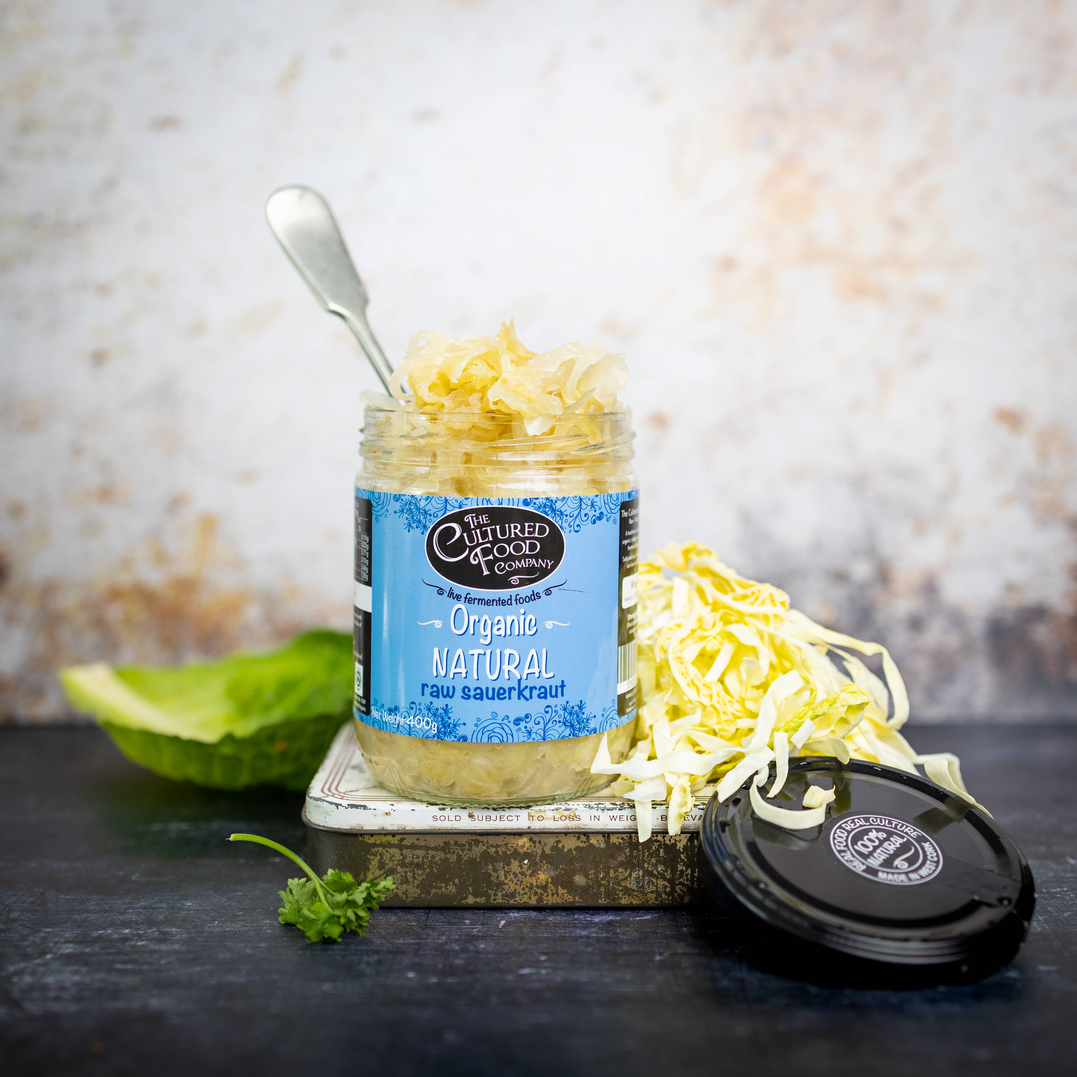 The Cultured Food Company - Wholesale Pickled Vegetables - Natural Sauerkraut 1KG3