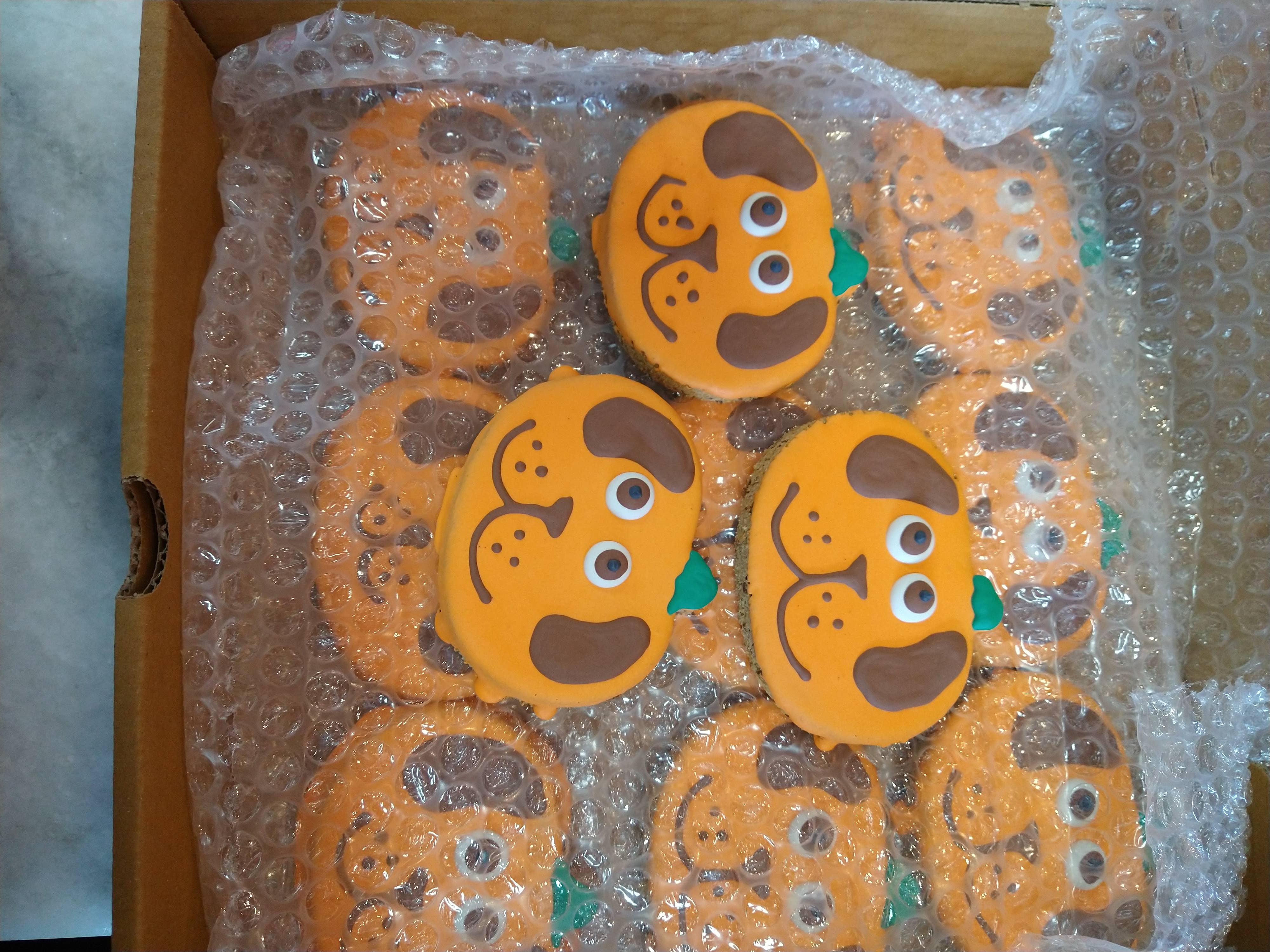 SmittyMitts - Wholesale Pet Treats - Dog - Fall dog face dog treats1