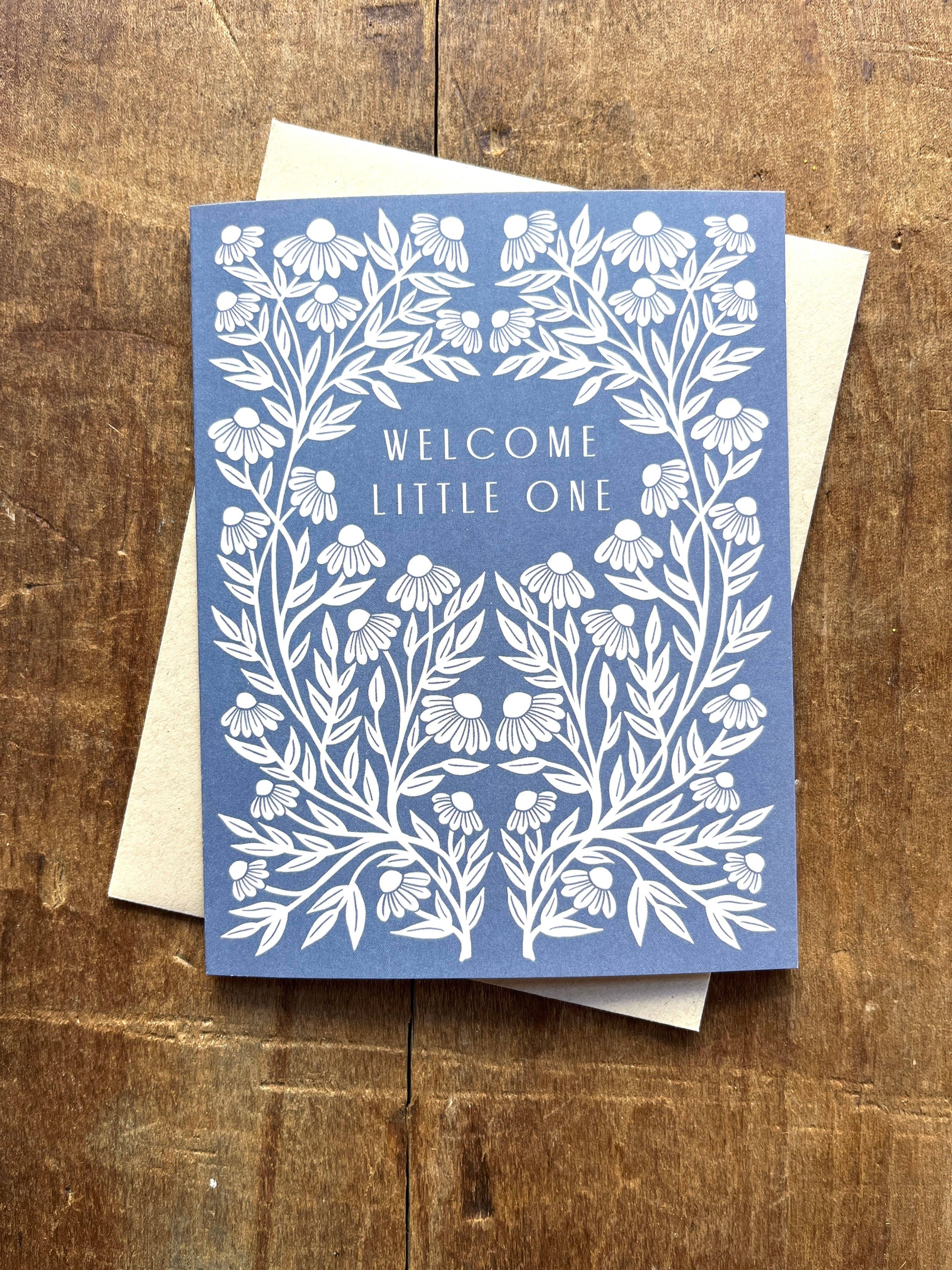 Katharine Watson - Vente Cartes bébé - Carte de vœux « Welcome Little One »1