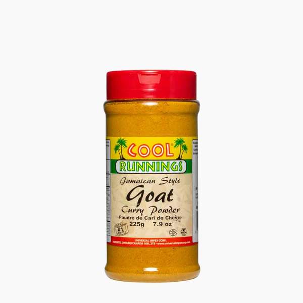 Cool Runnings Foods - Vendita all'ingrosso Mix di spezie secche - Cool Runnings Capra Curry Polvere 225g0