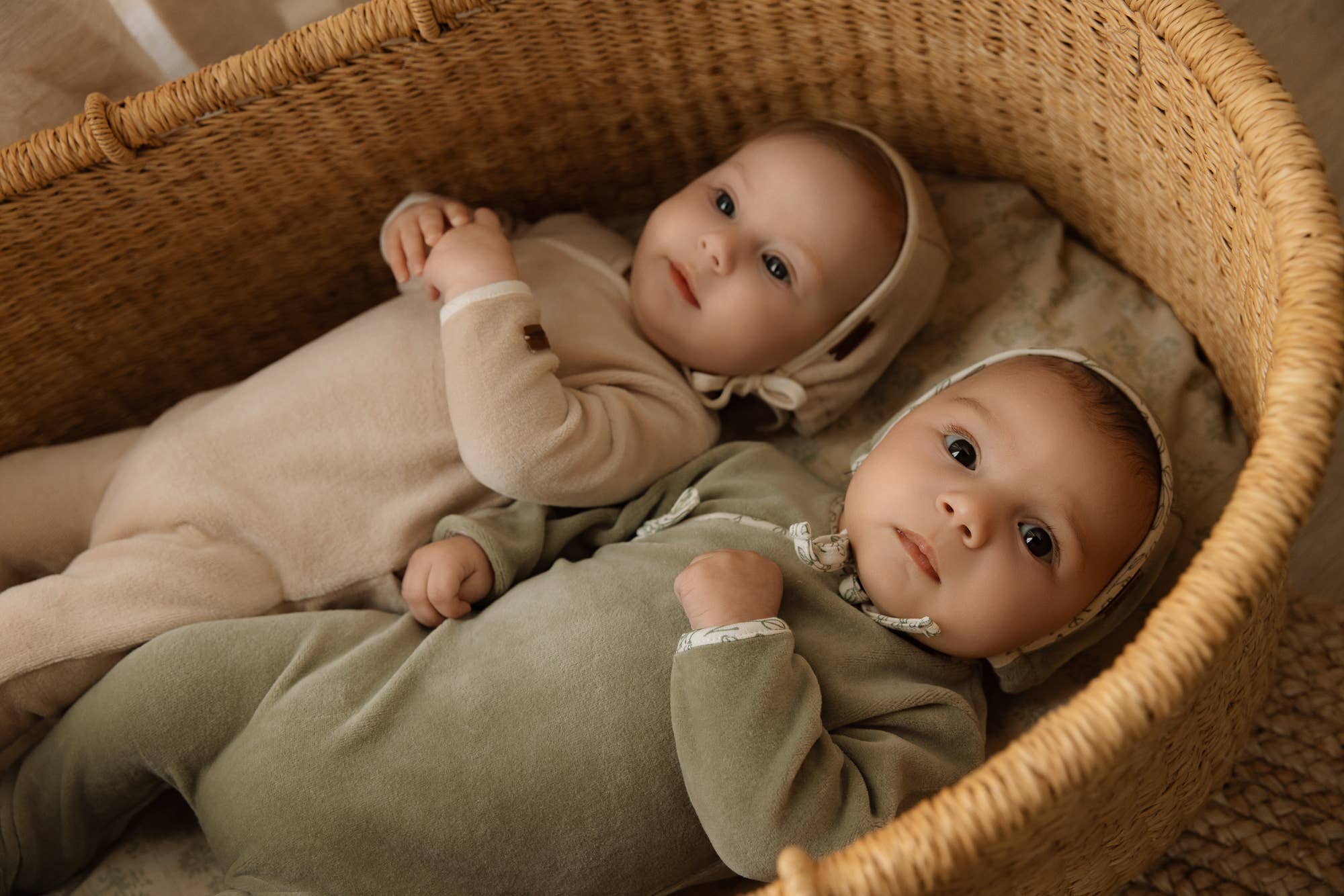 Cream Bebe - Wholesale Jumpsuit - Baby - Cream Bebe floral wrap footie with hat4