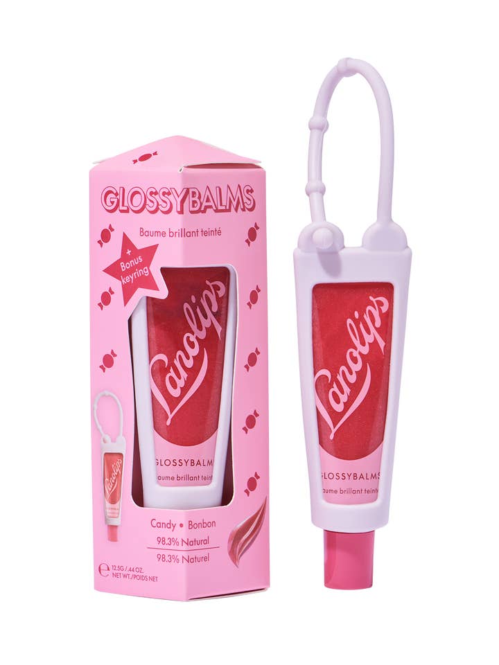 Glossybalm Candy Keyring Bauble for wholesale by Lanolips