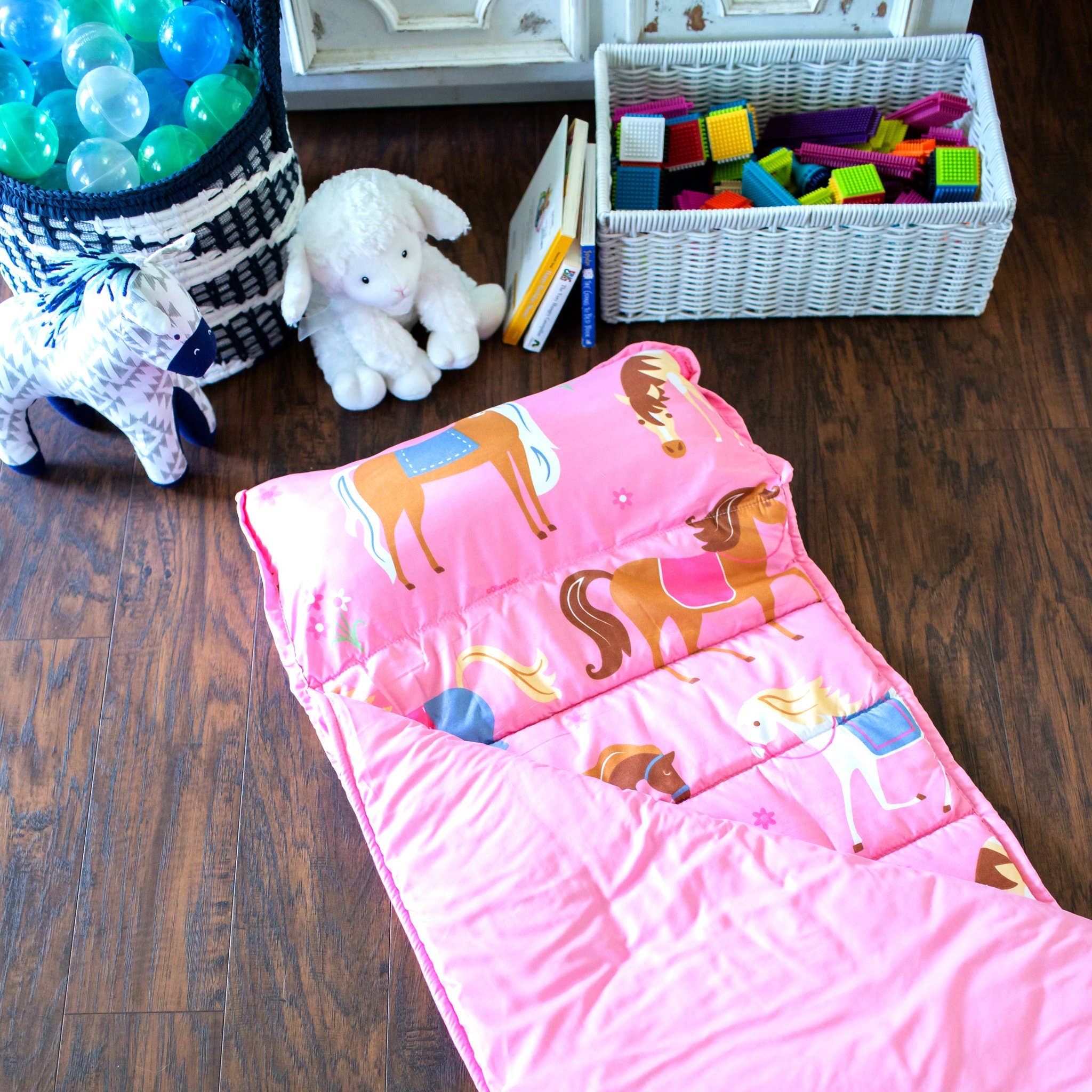 Wildkin - Wholesale Nap Mat - Kids & Baby - Horses Microfiber Nap Mat2