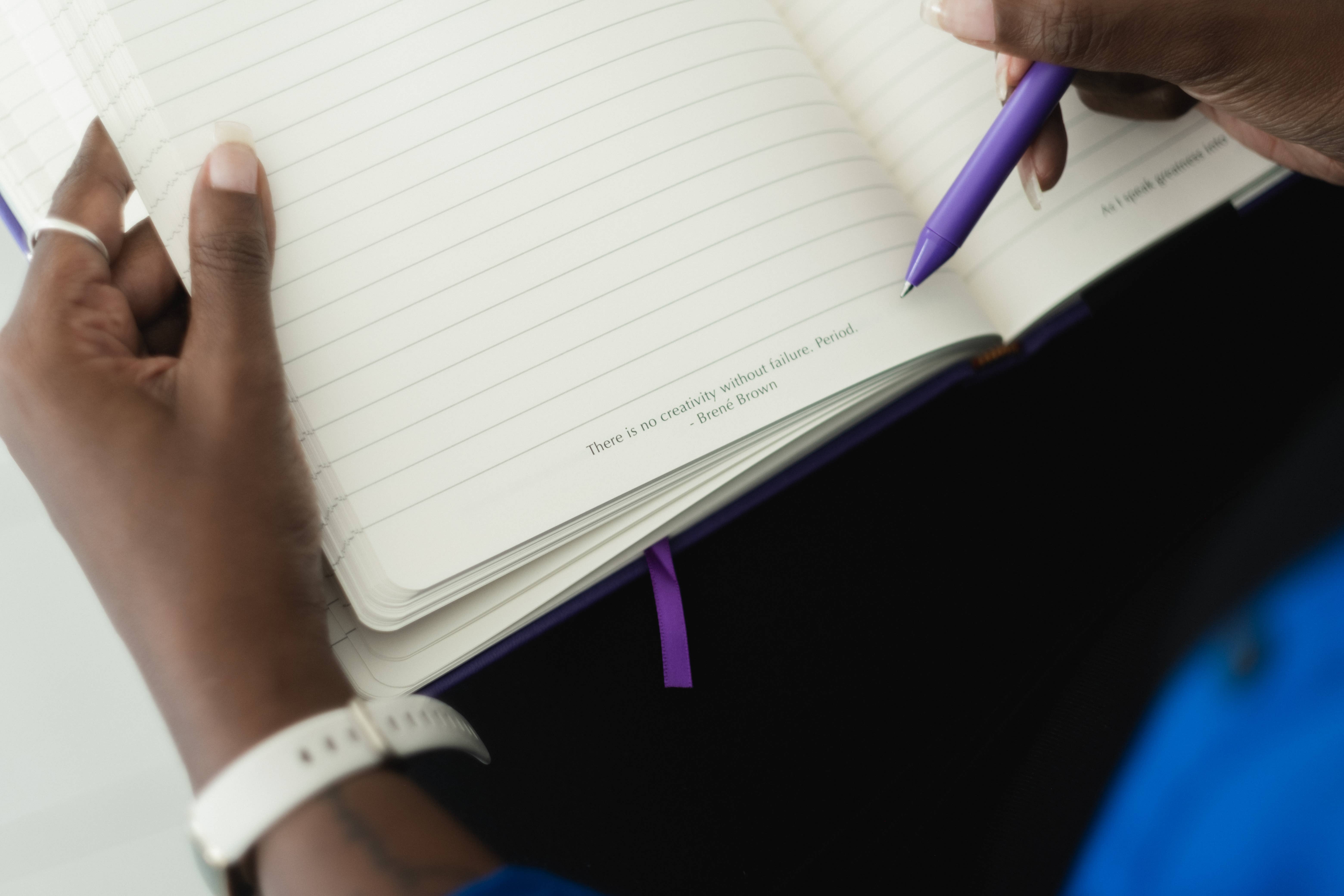 PleaseNotes Goods - Affirmation-Filled Goods - Wholesale Journal/Diary - The Guided Clarity Journal for Confidence6