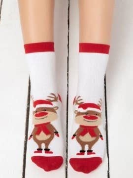 Christmas Dear Wool Women Socks / Fruit Socks for wholesale by Socksbros LTD