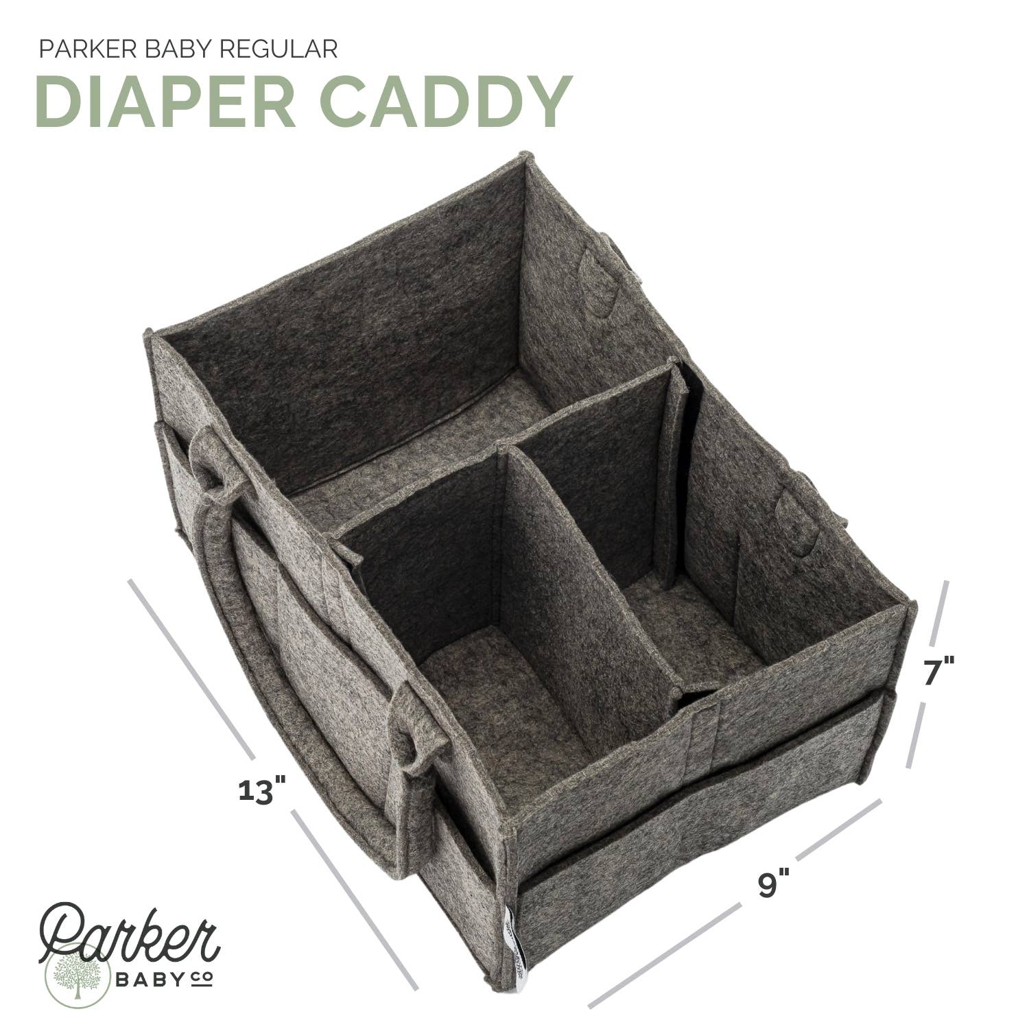 Parker Baby Co. - Wholesale Diaper Caddy - Baby - Diaper Caddy in Peppercorn7