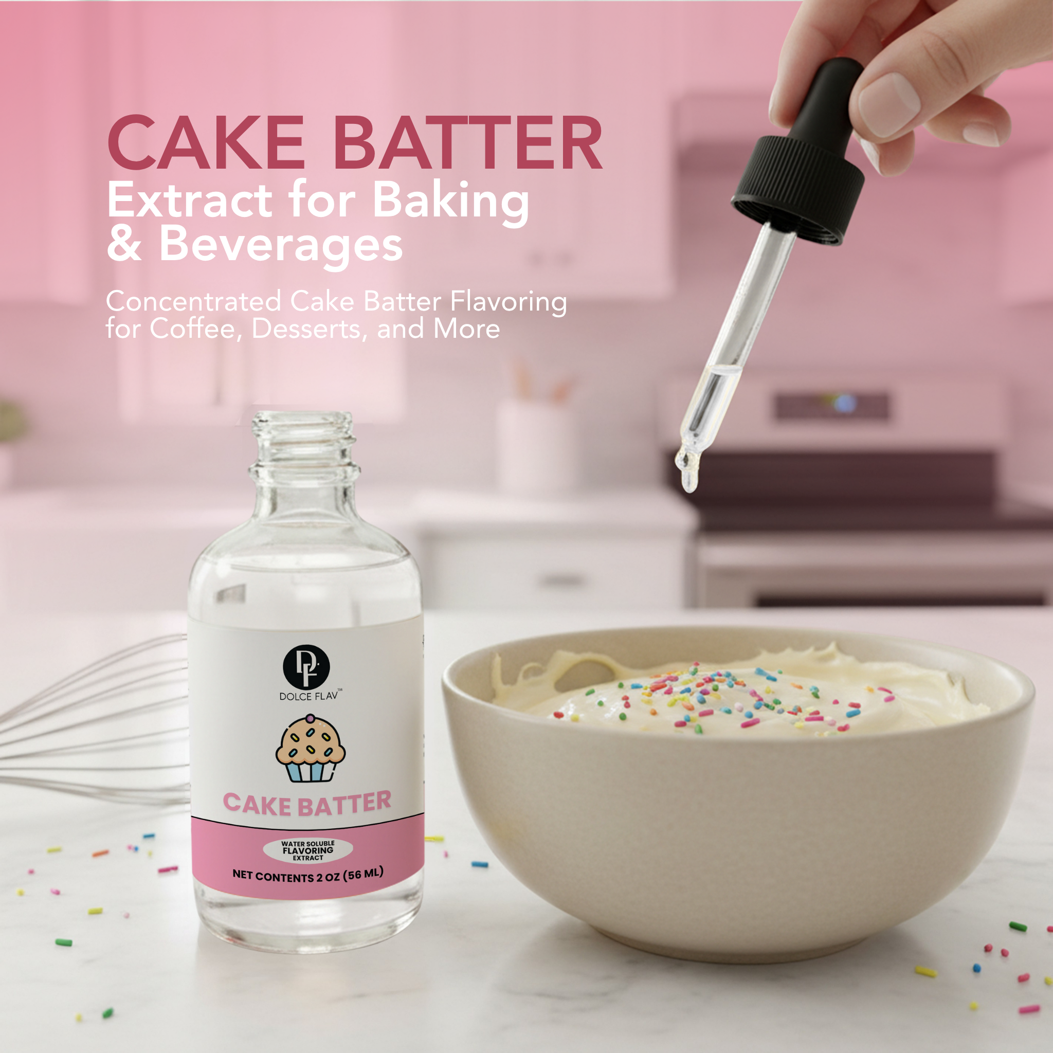 Dolce Flav - Wholesale Cake Mix - Cake Batter Extract Water Soluble4