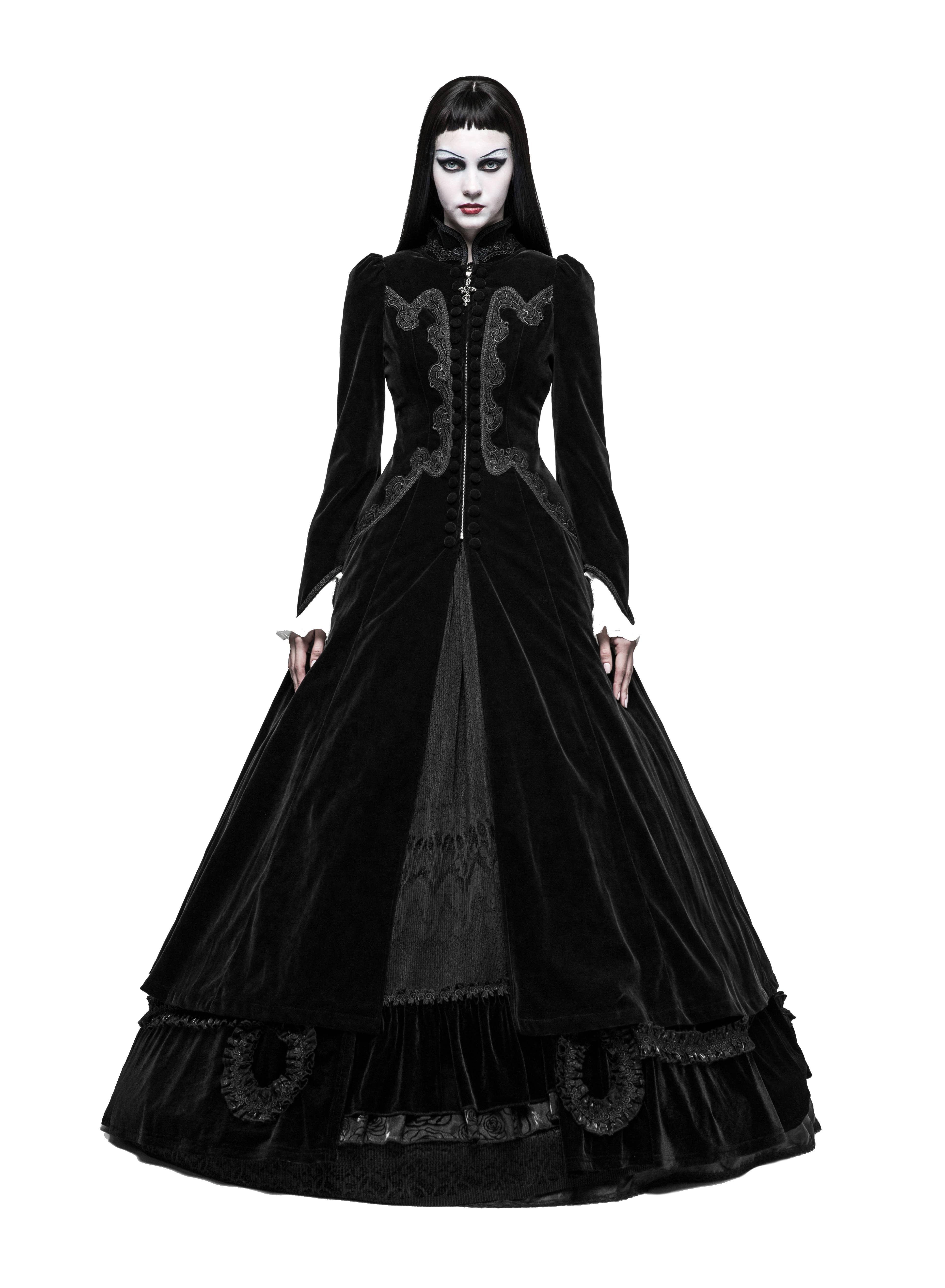 Western Fashion - Wholesale Dress - Women's - GOTHIC PALACE SWALLOW TAIL LONG DRESS5