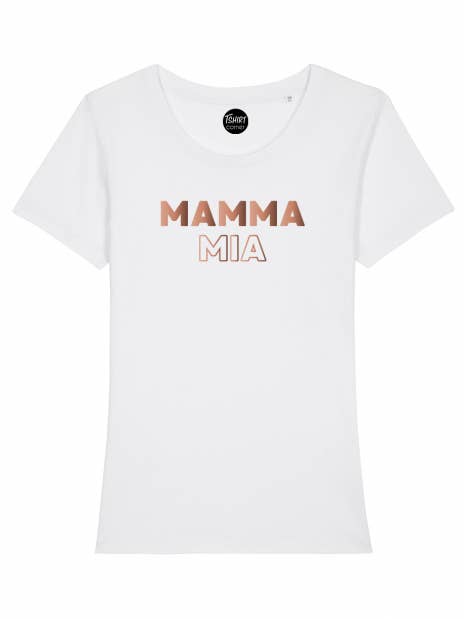 Mamma Mia Women's T-Shirt - Rose Gold for wholesale by Tshirt Corner