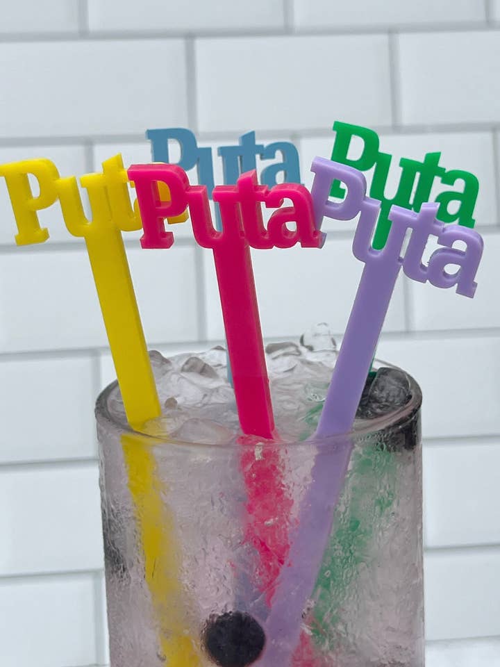 Puta Swizzle Sticks | Drink Stirrers | Stir Stick | Party Pecor for wholesale by Very That