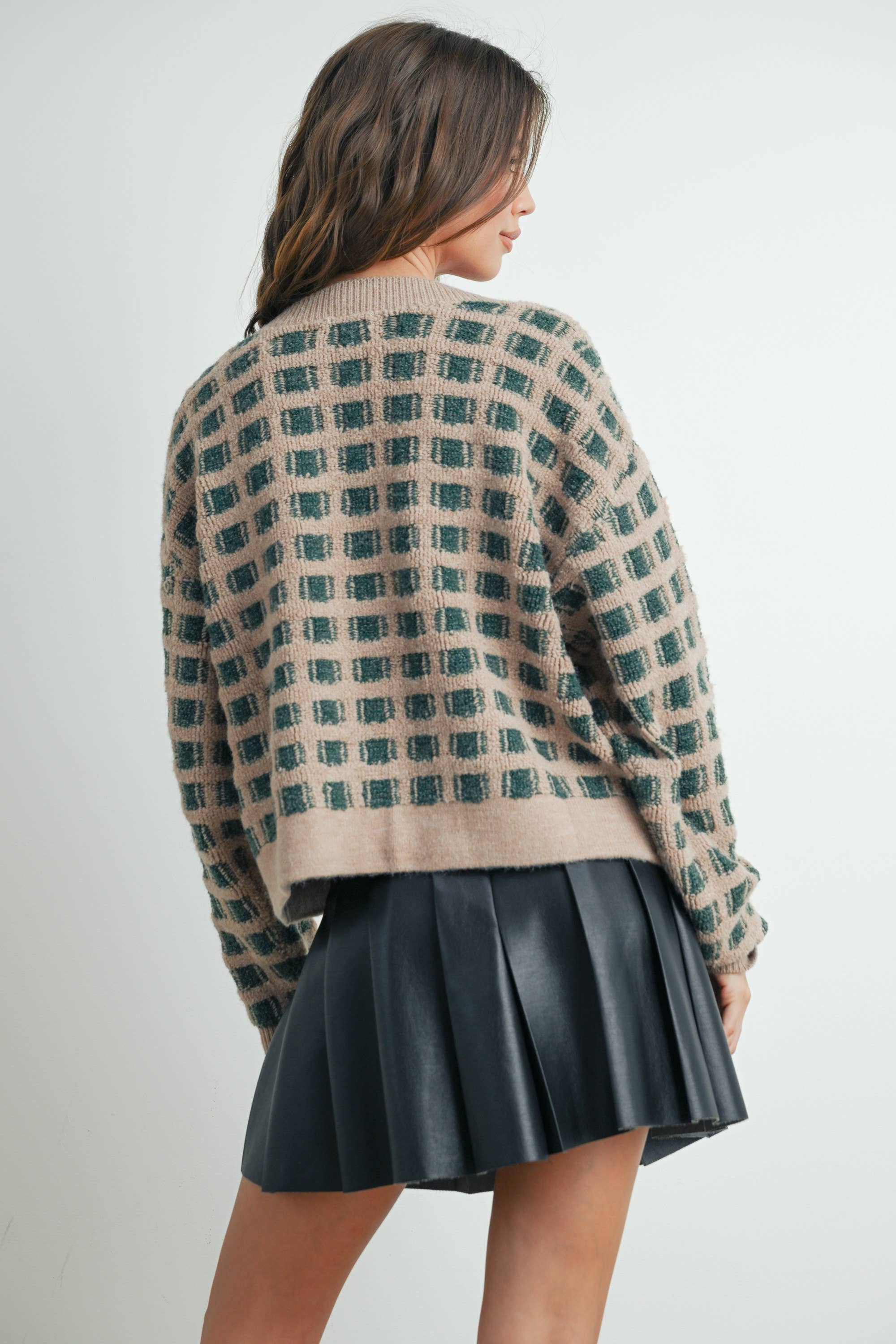 BUTTERMELON – Engroshandel Cardigan - Dame – Cropped V-hals Cardigan - BMC751937