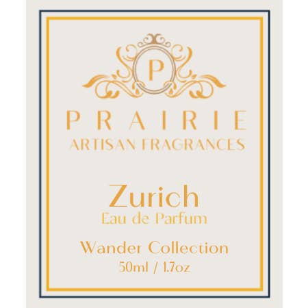 Zurich Eau de Parfum for wholesale by Prairie Artisan Fragrances