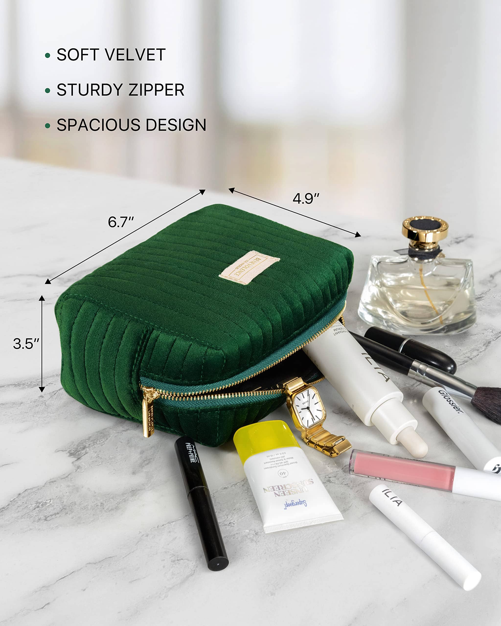 Benevolence LA - Wholesale Toiletry Bag - Women's - Small Toiletry Bag for Women Travel and Cosmetics9