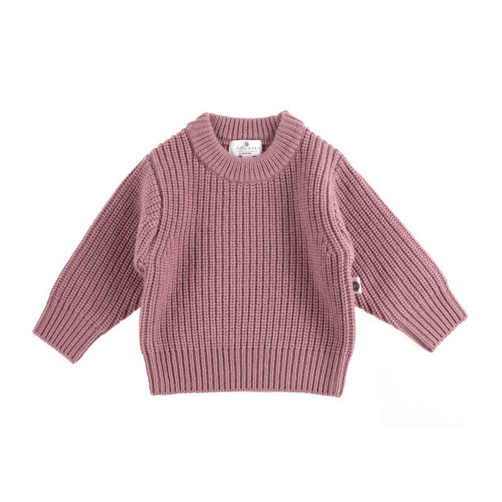 Lille Barn - Wholesale Knit Sweater - Baby - Knitted Wool Baby Sweater - Merino Wool - Haze