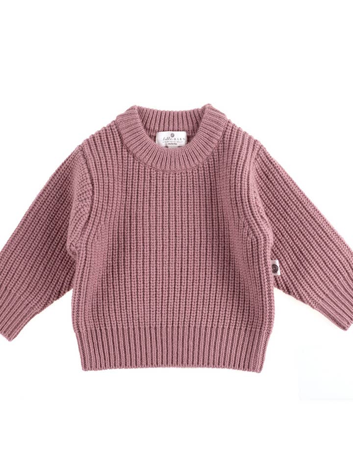 Maglione per neonati in lana lavorato a maglia - Lana Merino - Haze per la vendita all'ingrosso da parte di Lille Barn