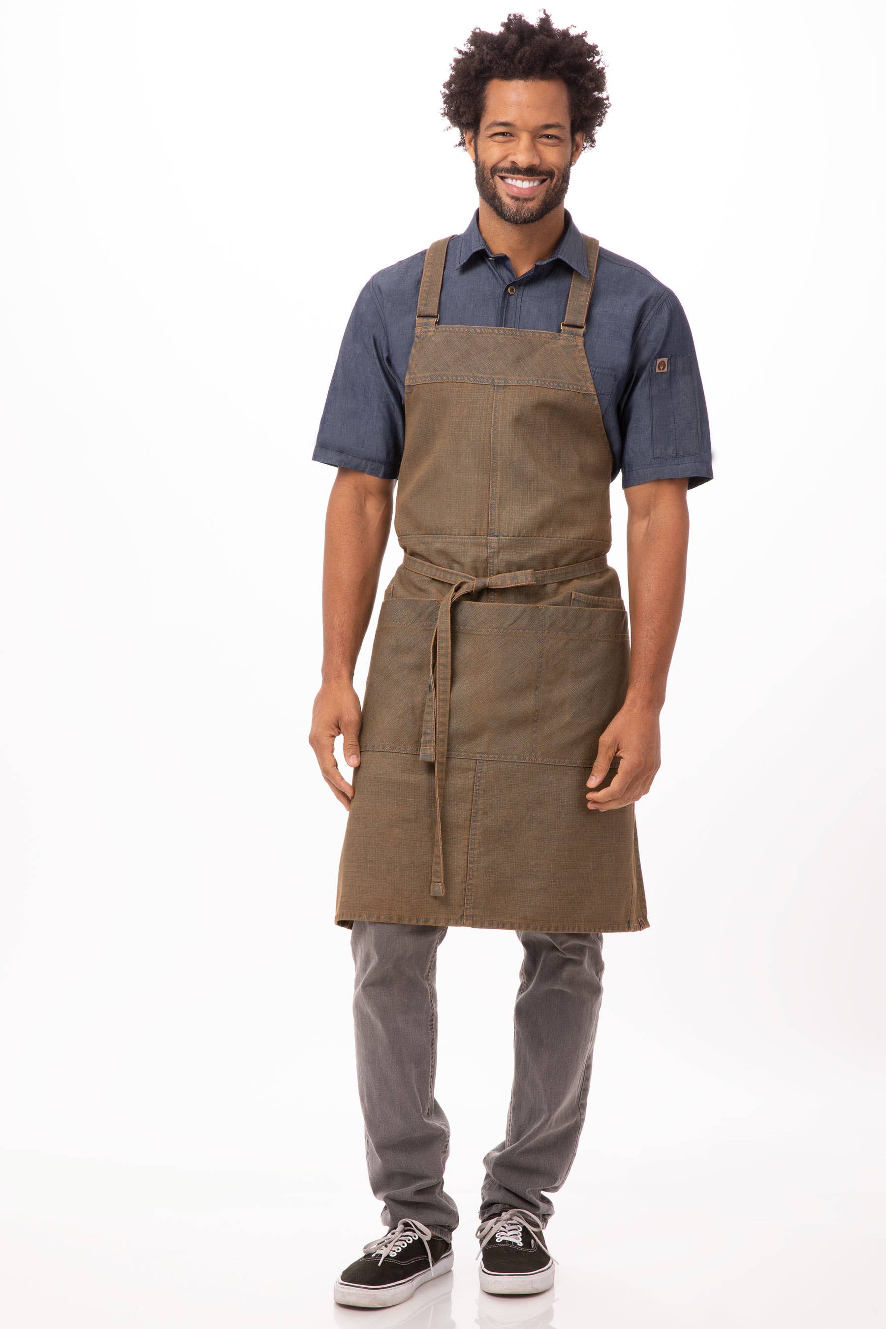 Chef Works - Wholesale Apron - Uptown Cross-Back Bib Apron