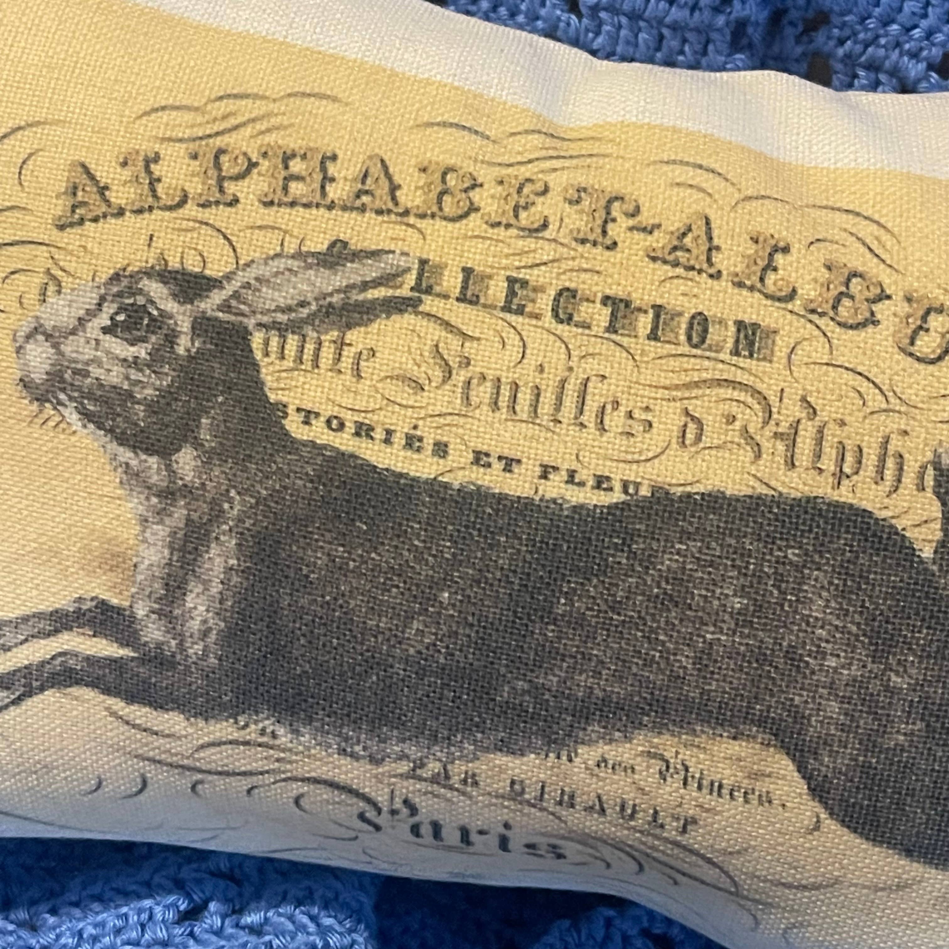 LAND OF COTTON - Wholesale Lumbar Pillow - Leaping Hare French Lumbar Pillowcase 1