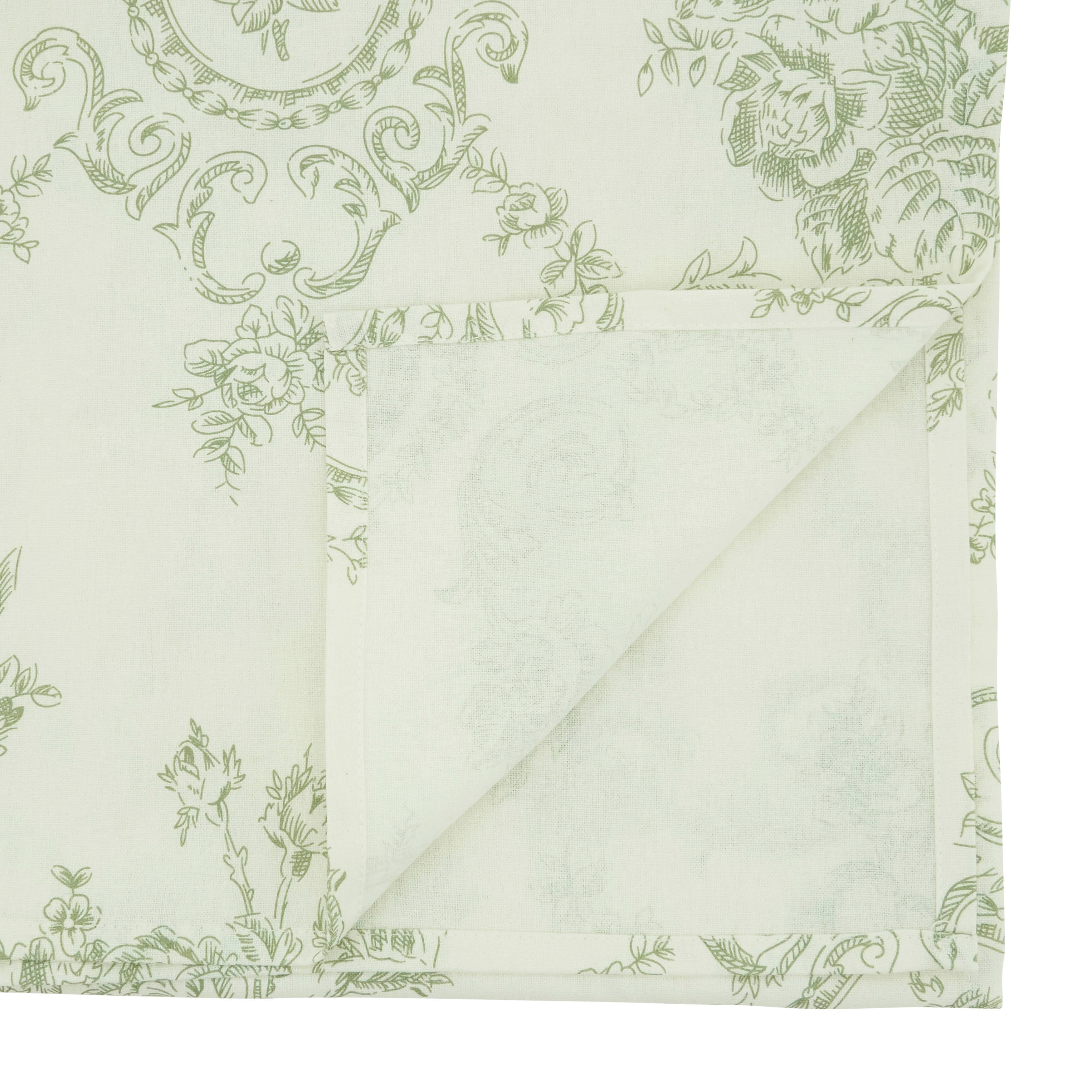 Saro Lifestyle – wholesale Löpare – Toile Floral Runner3